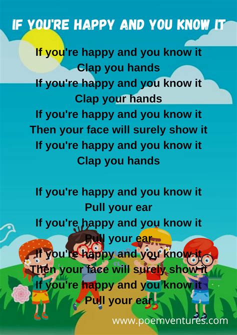 if you are happy song lyrics